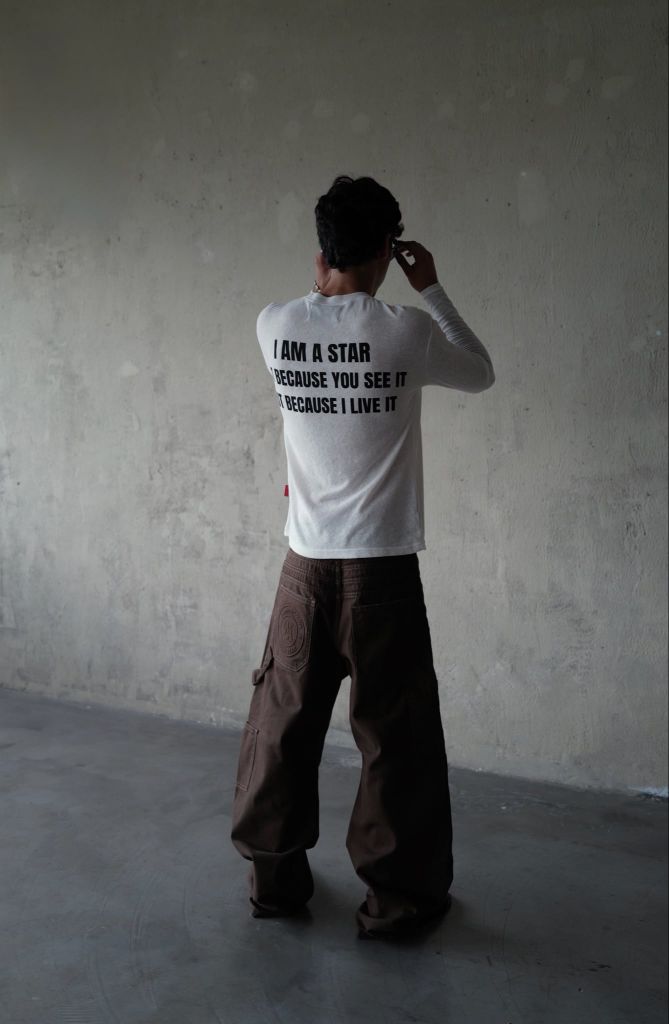 QUẦN DÀI "WHENEVER" DOUBLE-KNEE LEATHER PANTS / BROWN
