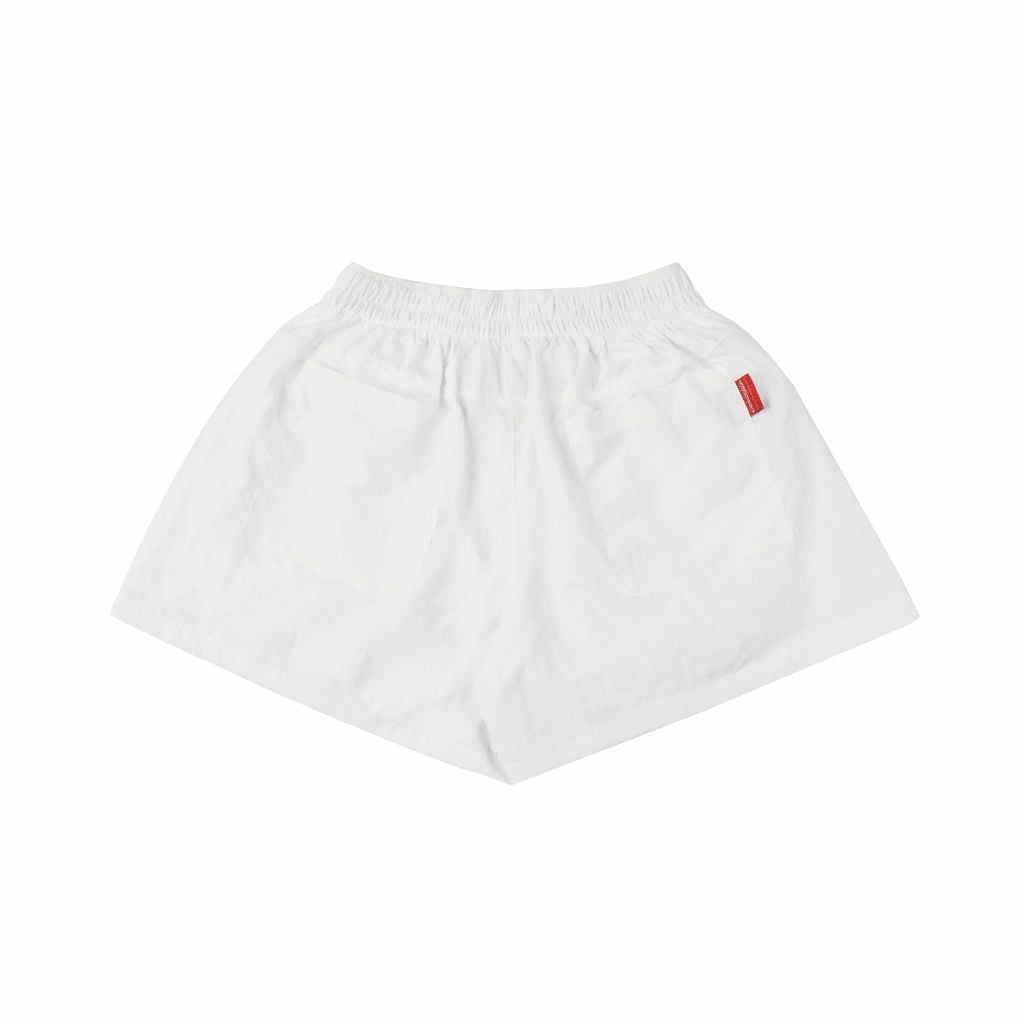 QUẦN ''WHENEVER'' LOGO BASIC SHORTS/ WHITE