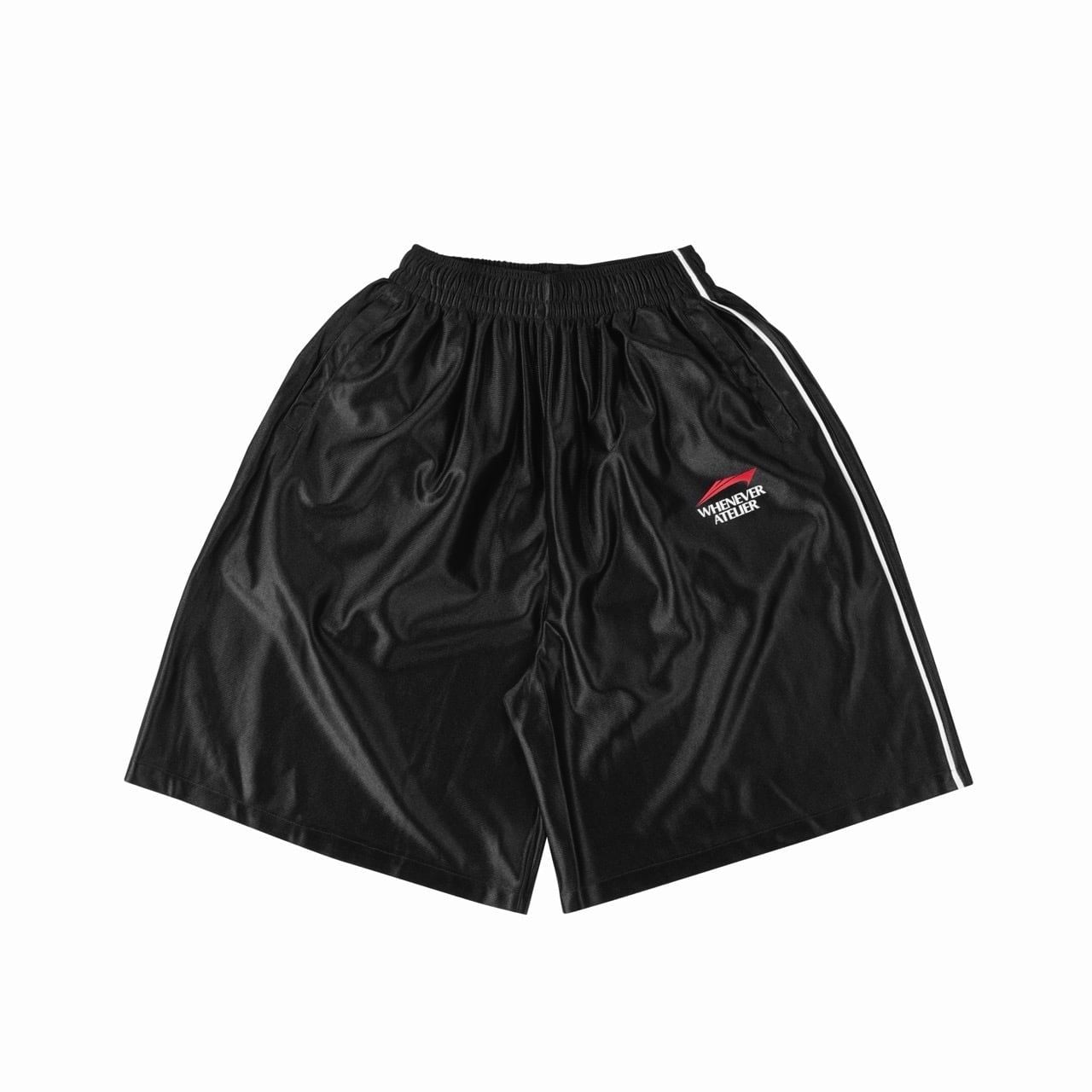 QUẦN "WHENEVER" LOGO BAGGY SHORTS/ BLACK