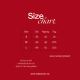 ÁO LƯỚI “WHENEVER” SS26 MESH JERSEY / BLACK