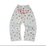 “WHENEVER” ICON EMBROIDERED SWEATPANT / PREMIUM GREY