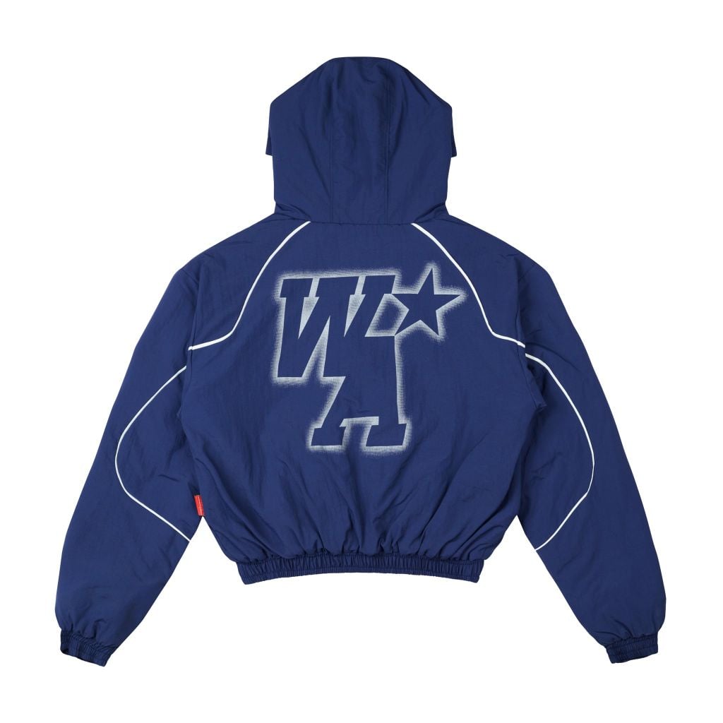 ÁO KHOÁC ''WHENEVER'' EMBROIDERED NYLON JACKET / NAVY