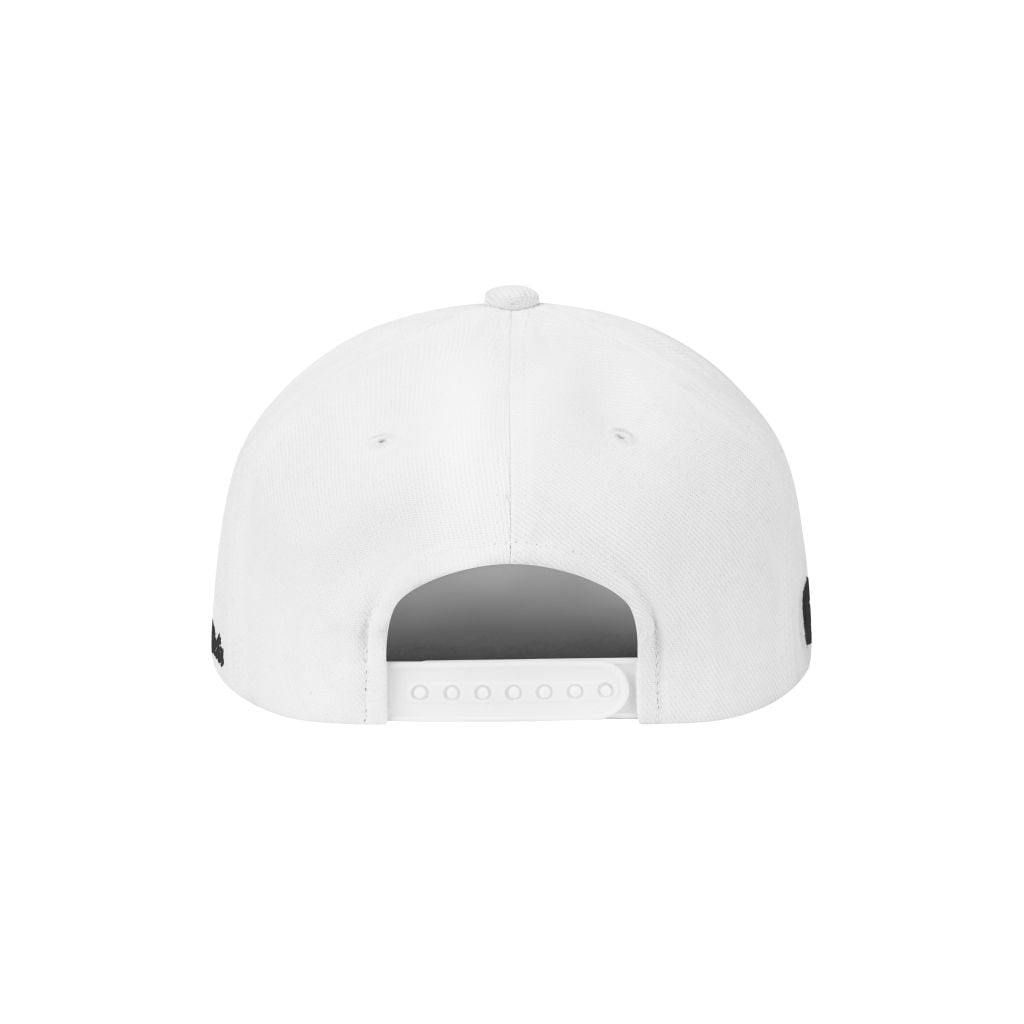 “WHENEVER”  LOGO KHAKI TRUCKER HAT / WHITE BLACK