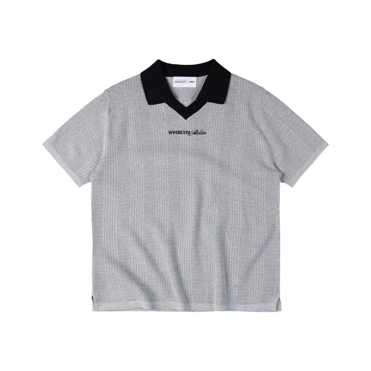 “WHENEVER” WA POLO SHIRT / GREY