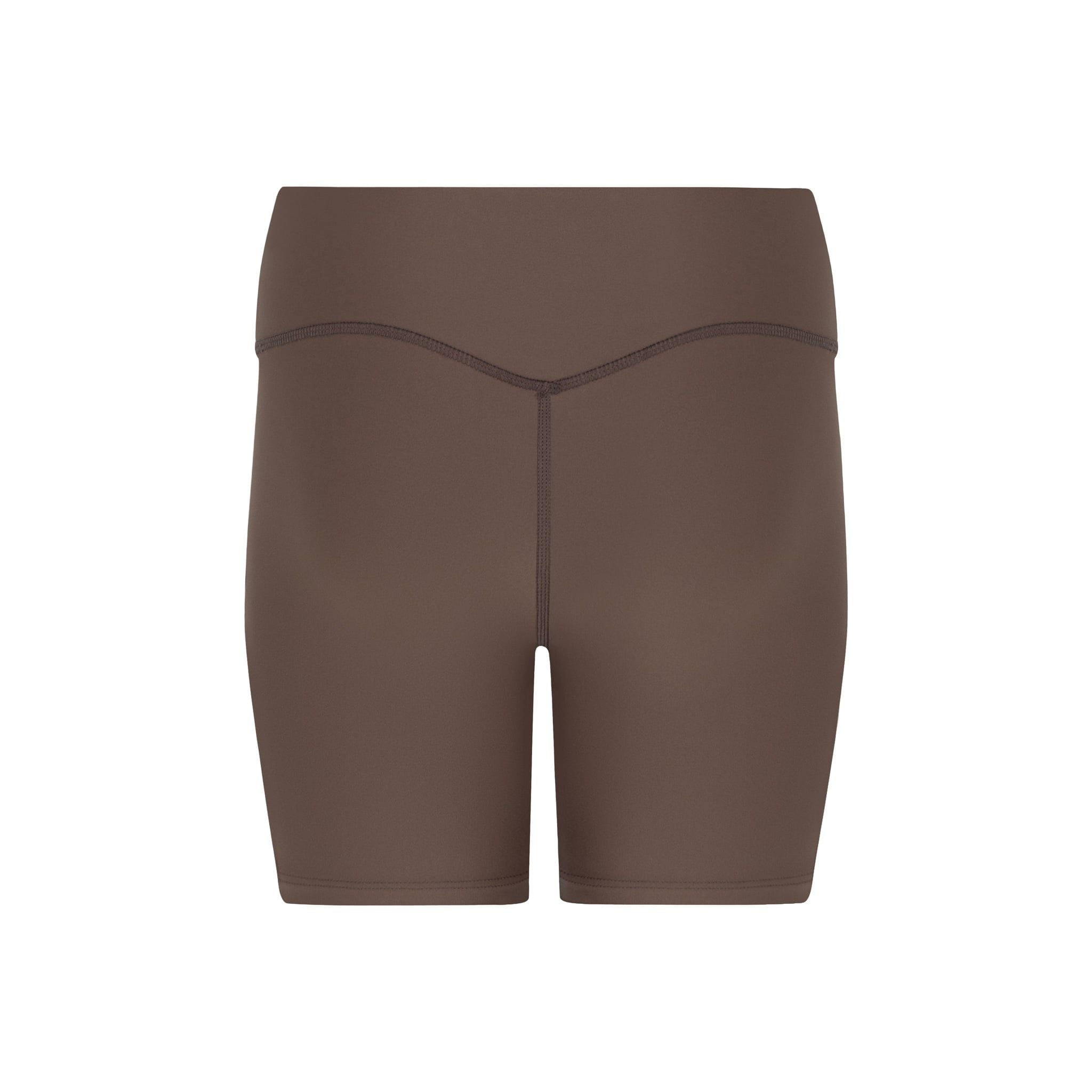 "WHENEVER" BASIC SPORTS SHORTS / CHOCO