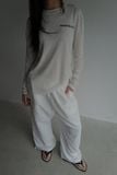 Áo tay dài "WHENEVER" STAR MANIFESTO LONGSLEEVES/ WHITE