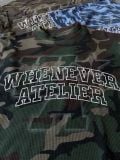 ÁO “WHENEVER” WAFFLE CAMO T-SHIRT / GREEN