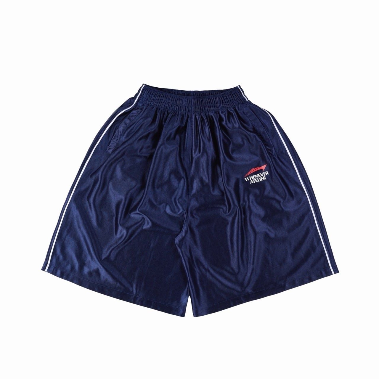 QUẦN "WHENEVER" LOGO BAGGY SHORTS/ NAVY