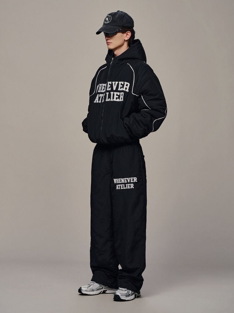 QUẦN DÀI “WHENEVER” SS26 BASIC NYLON PANTS / BLACK