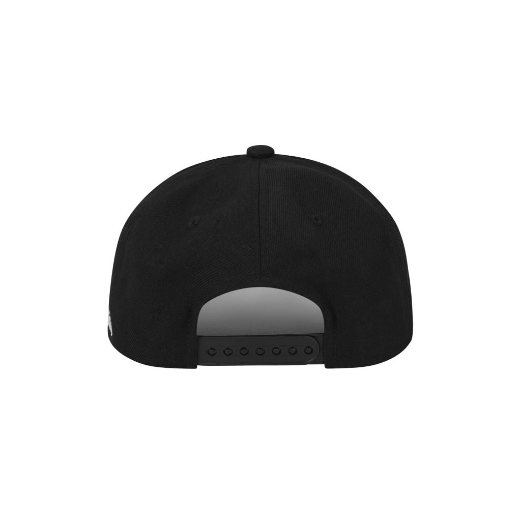 “WHENEVER”  LOGO KHAKI TRUCKER HAT / BLACK