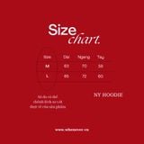"WHENEVER" NY HOODIE / NAVY