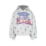 “WHENEVER” STAR BOY HOODIE / PREMIUM GREY