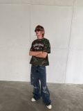 ÁO “WHENEVER” CD WAFFLE CAMO T-SHIRT/ GREEN