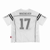 ÁO "WHENEVER" RHINESTONE 17 MESH JERSEY/ WHITE