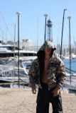 Áo khoác "WHENEVER" EMBROIDERED CAMO HOODIE ZIP