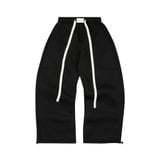 “WHENEVER” ATELIER ORIGIN SWEATPANTS / BLACK