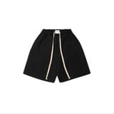 “WHENEVER” BAGGY SWEATSHORTS VER2 / BLACK
