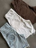 QUẦN NGẮN "WHENEVER" DOUBLE-KNEE BAGGY SHORTS / WASH BLUE