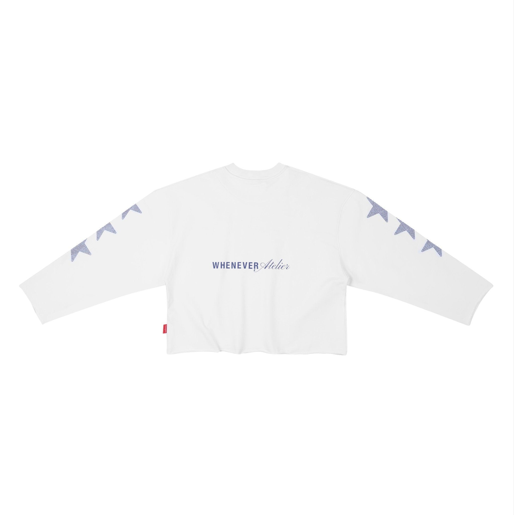 “WHENEVER” SUPER STAR LONGSLEEVE T-SHIRT / WHITE