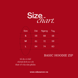 “WHENEVER” CINNAMON ZIP-UP HOODIE VER 2