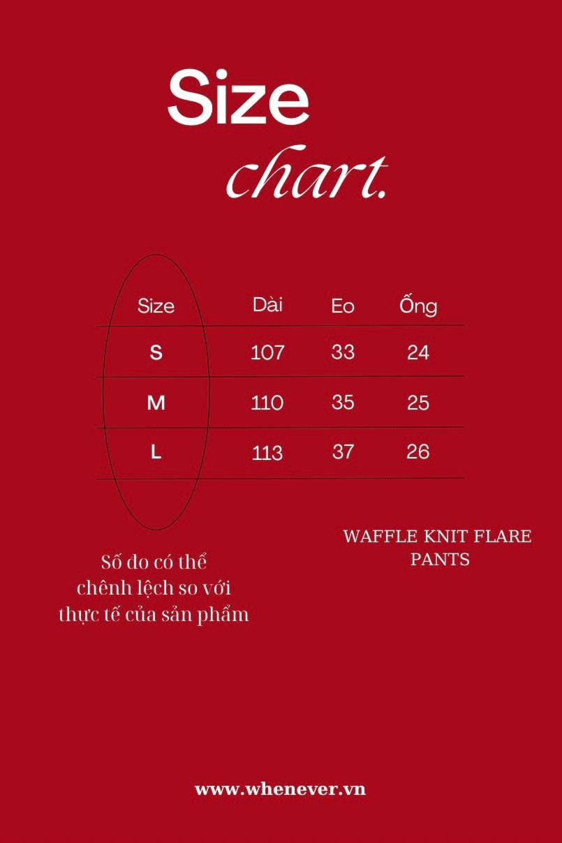 QUẦN ỐNG LOE DỆT LEN "WHENEVER" WAFFLE KNIT FLARE PANTS/ GREY