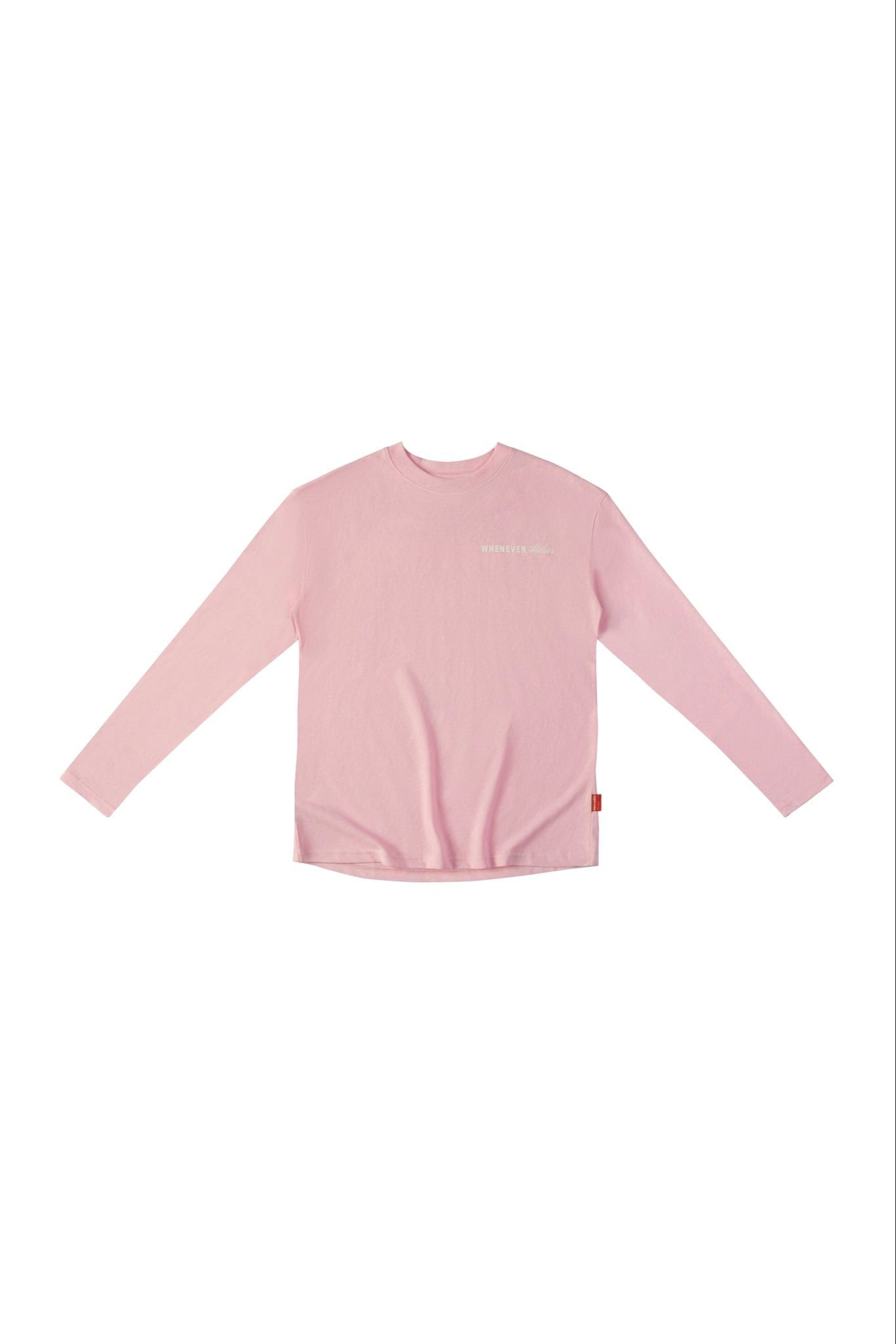 Áo tay dài "WHENEVER" STAR MANIFESTO LONGSLEEVES/ PINK