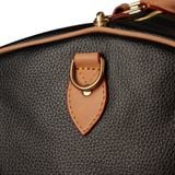 “WHENEVER” BEAR LEATHER BAG / BLACK