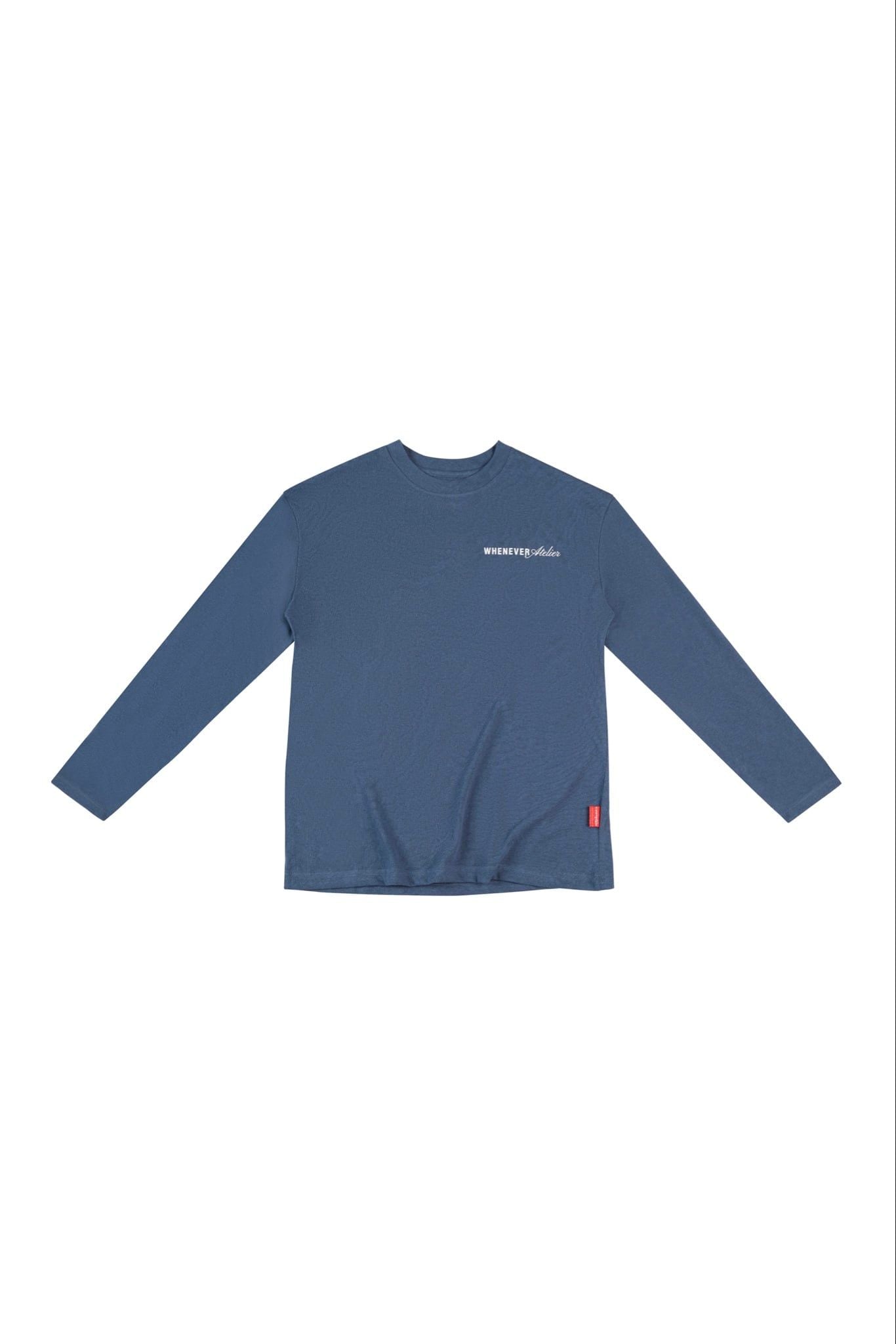 Áo tay dài "WHENEVER" STAR MANIFESTO LONGSLEEVES/ NAVY