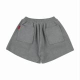 QUẦN DỆT KIM "WHENEVER" BASIC LOGO KNIT SHORTS / GREY