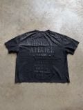 ÁO "WHENEVER" LA GIRL DISTRESSED T-SHIRT/ BLACK