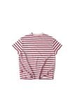 ÁO TAY NGẮN "WHENEVER" EMBROIDERED LOGO 26 T-SHIRT/ WHITE RED