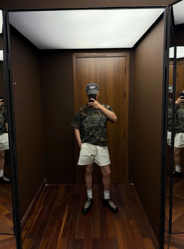 QUẦN “WHENEVER” WASHED DENIM SHORTS / WHITE