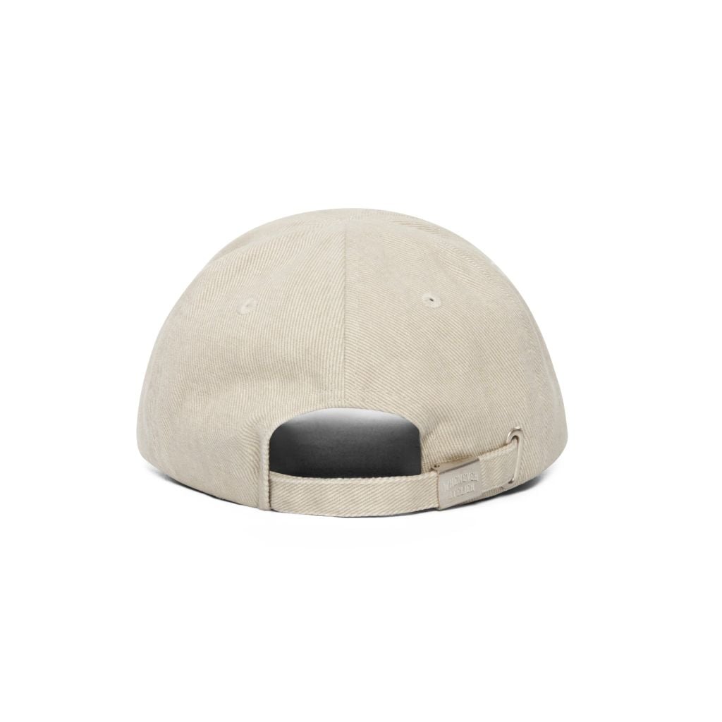 “WHENEVER” WASHED DENIM HAT / CREAM