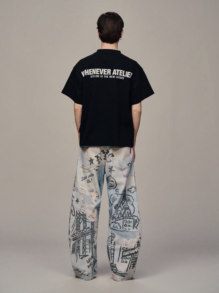 QUẦN DÀI “WHENEVER” HOLLYWOOD SKETCH JEANS / BLUE