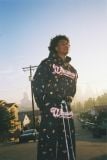 “WHENEVER” ICON EMBROIDERED HOODIE ZIP / BLACK