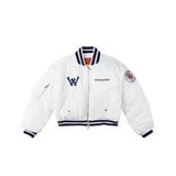 “WHENEVER” NEW YORK BOMBER / WHITE
