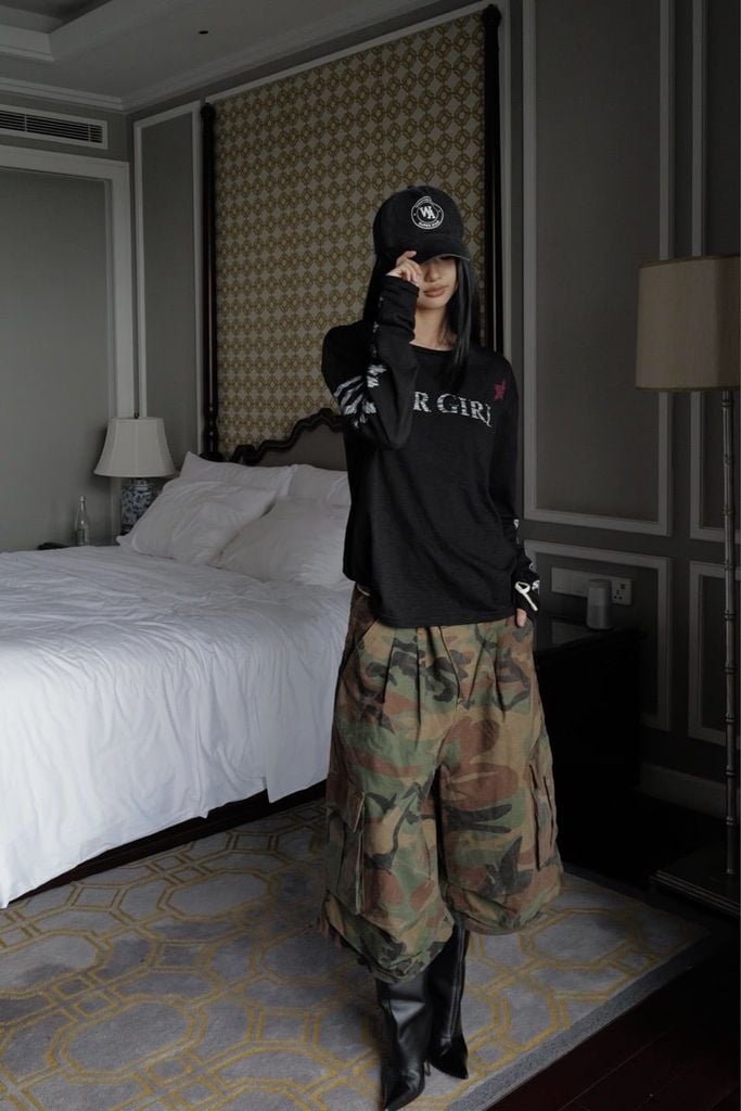 QUẦN “WHENEVER” BAGGY CAMO SHORTS