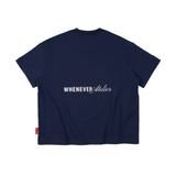 “WHENEVER” NEW YORK CITY T-SHIRT / NAVY