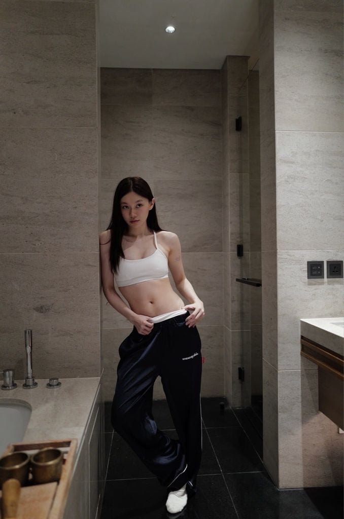 "WHENEVER" BASIC RACERBACK BRA / WHITE