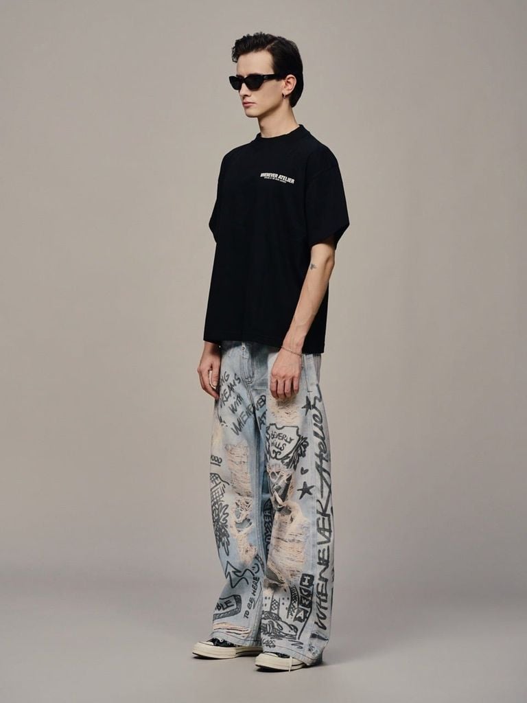QUẦN DÀI “WHENEVER” HOLLYWOOD SKETCH JEANS / BLUE
