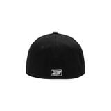 “WHENEVER” LOGO BASIC FITTED CAP / BLACK