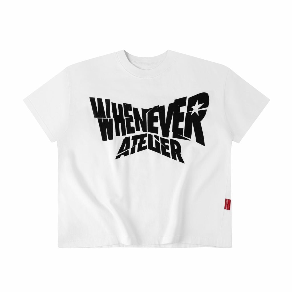 ÁO "WHENEVER" ARC LOGO T-SHIRT / WHITE