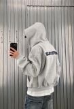 ÁO KHOÁC "WHENEVER" BASIC ZIP-UP HOODIE SS26 / PREMIUM GREY