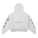 “WHENEVER” SUPER STAR HOODIE ZIP / PREMIUM GREY