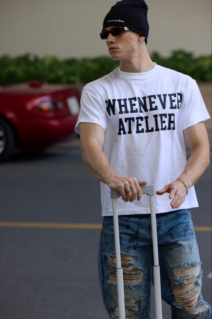 ÁO “WHENEVER” BASIC LOGO VER2 T-SHIRT / WHITE