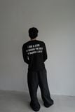 Áo tay dài "WHENEVER" STAR MANIFESTO LONGSLEEVES/ BLACK