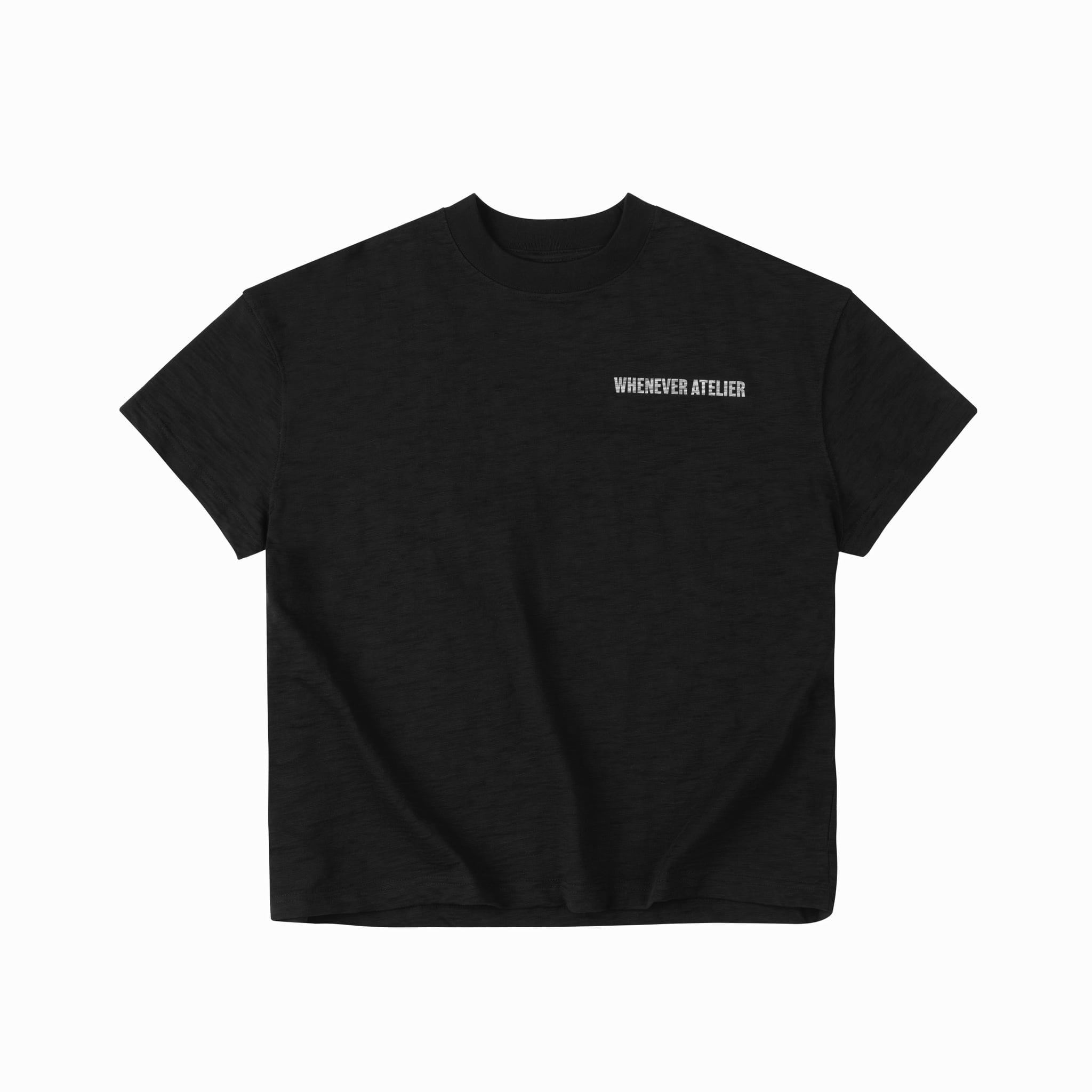 ÁO "WHENEVER" BIG LOGO WA T-SHIRT /BLACK