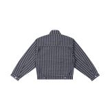 "WHENEVER" STAR RAW DENIM JACKET / BLUE