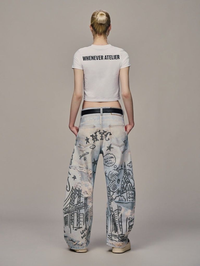 QUẦN DÀI “WHENEVER” HOLLYWOOD SKETCH JEANS / BLUE