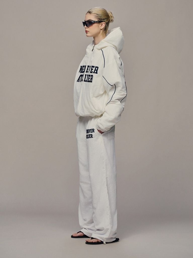 QUẦN DÀI “WHENEVER” SS26 BASIC NYLON PANTS / WHITE